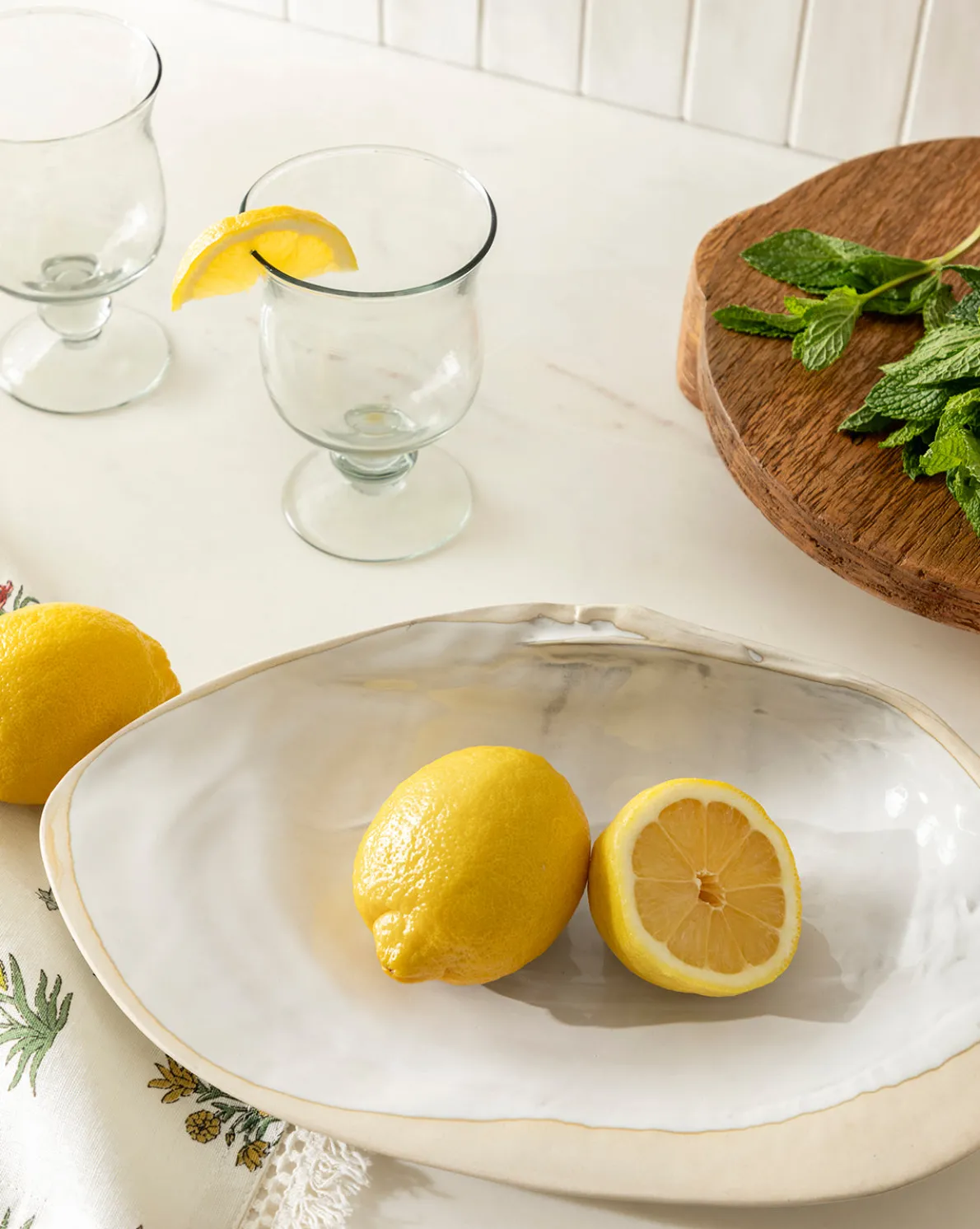 Shell Shaped Stoneware Dish