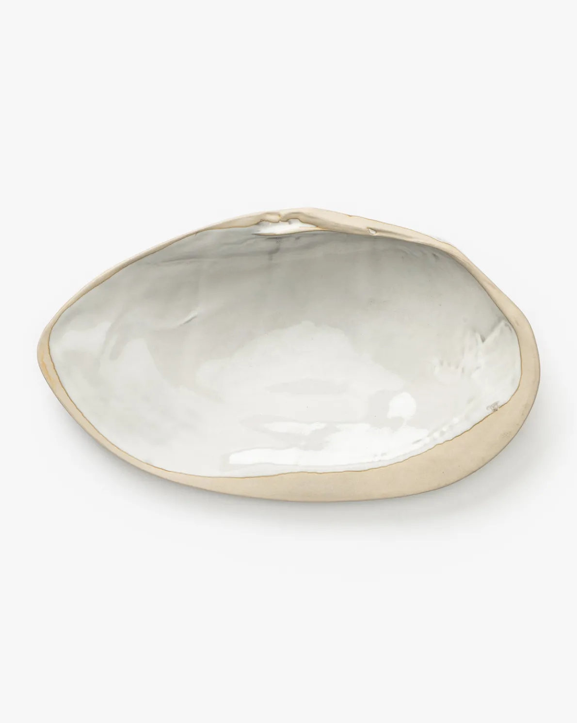 Shell Shaped Stoneware Dish