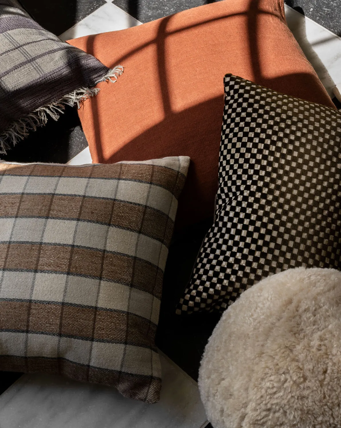 Sherpa Tan Ball Pillow