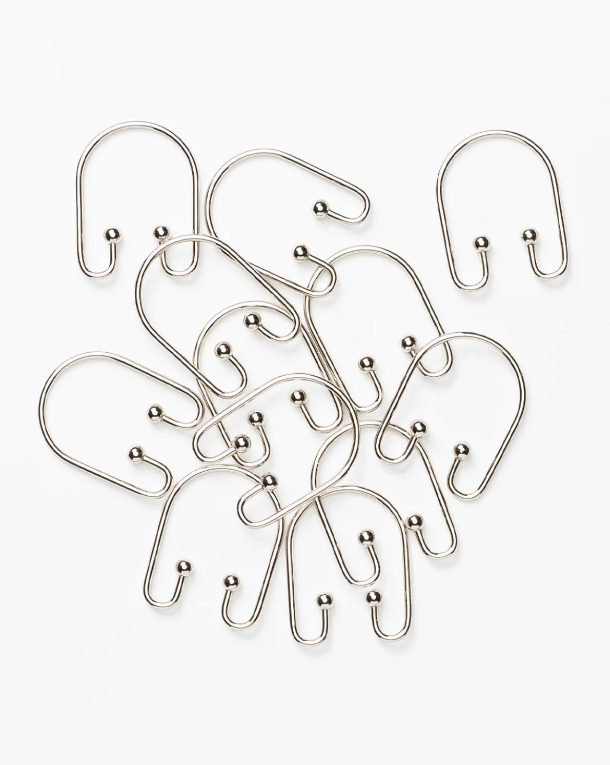 Shower Curtain Hooks (Set of 12)
