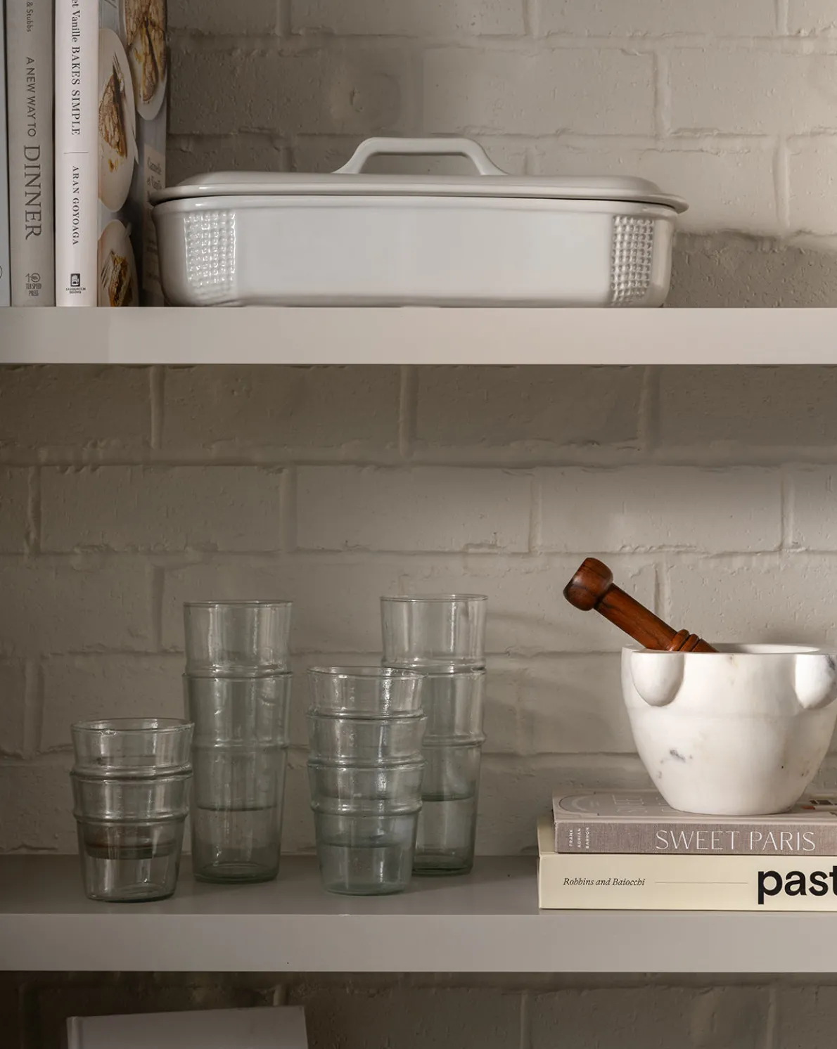 Stoneware Baking Dish in Matte White