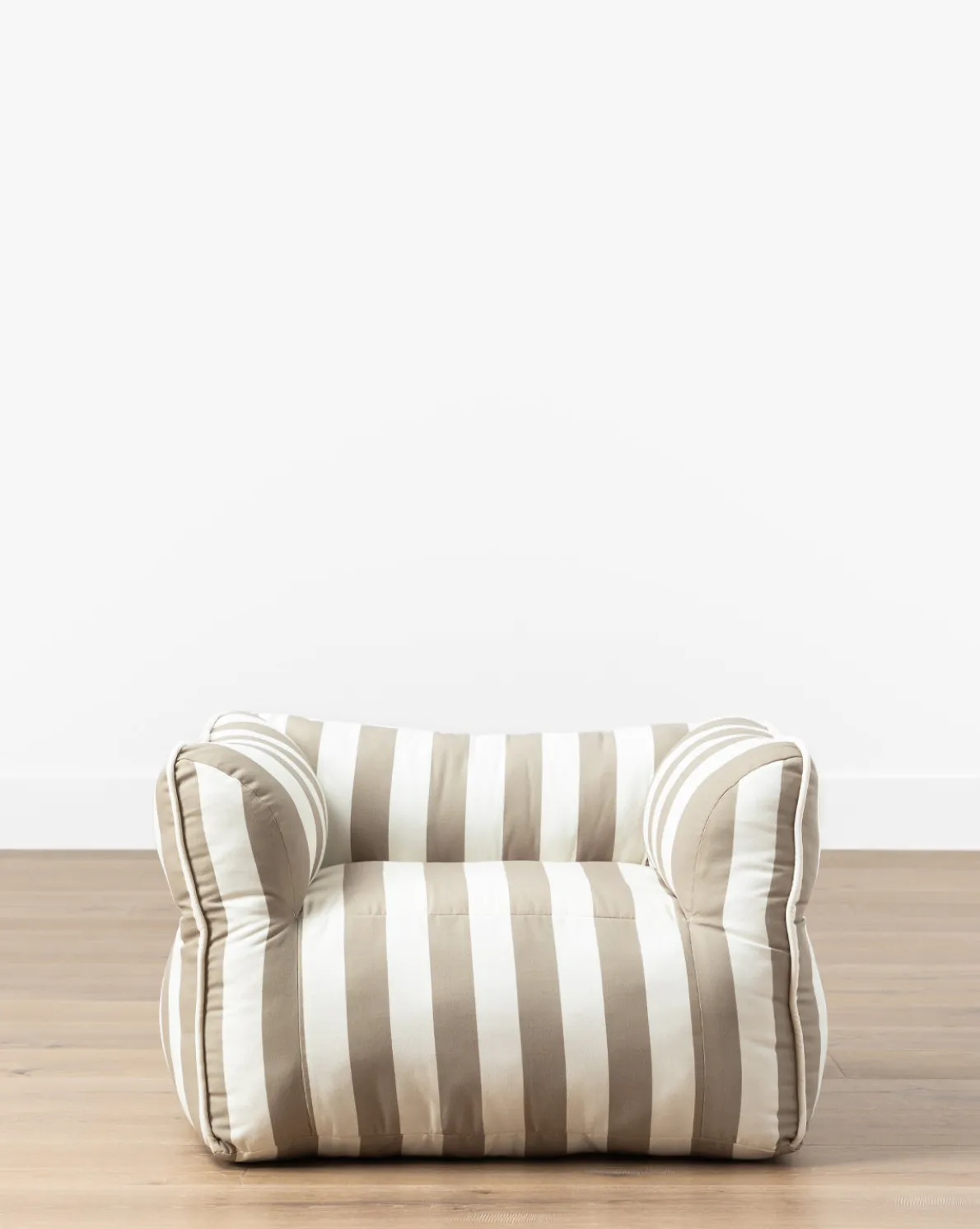 Tan Striped Kids Chair