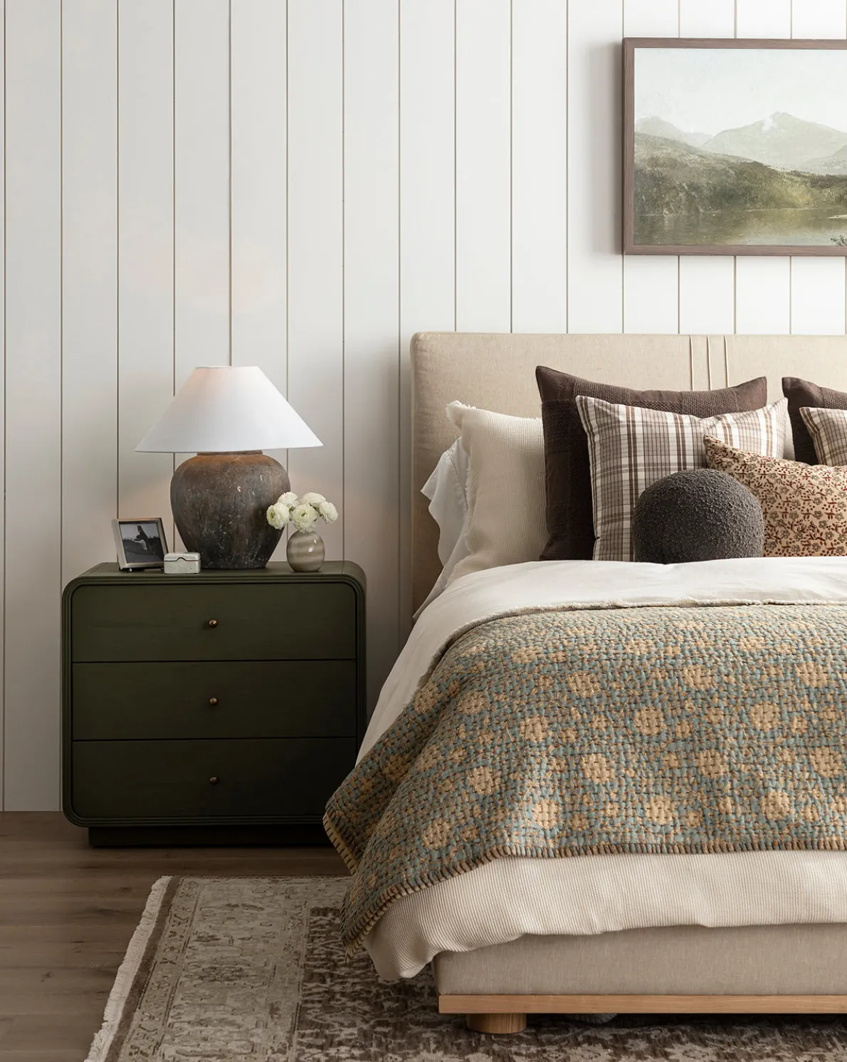 Taylor Pleated Bed (Ready to Ship)