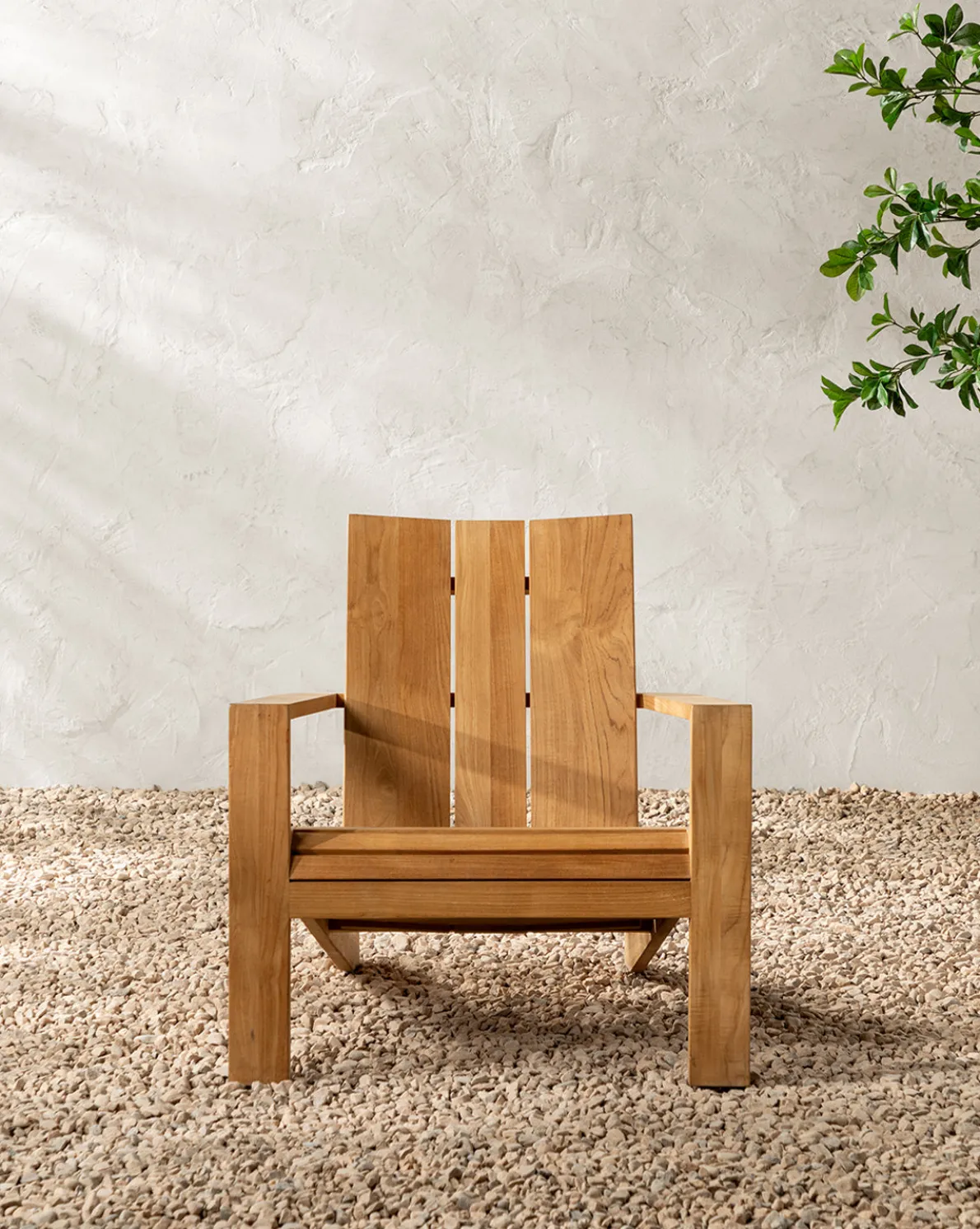 Triby Teak Outdoor Lounge Chair