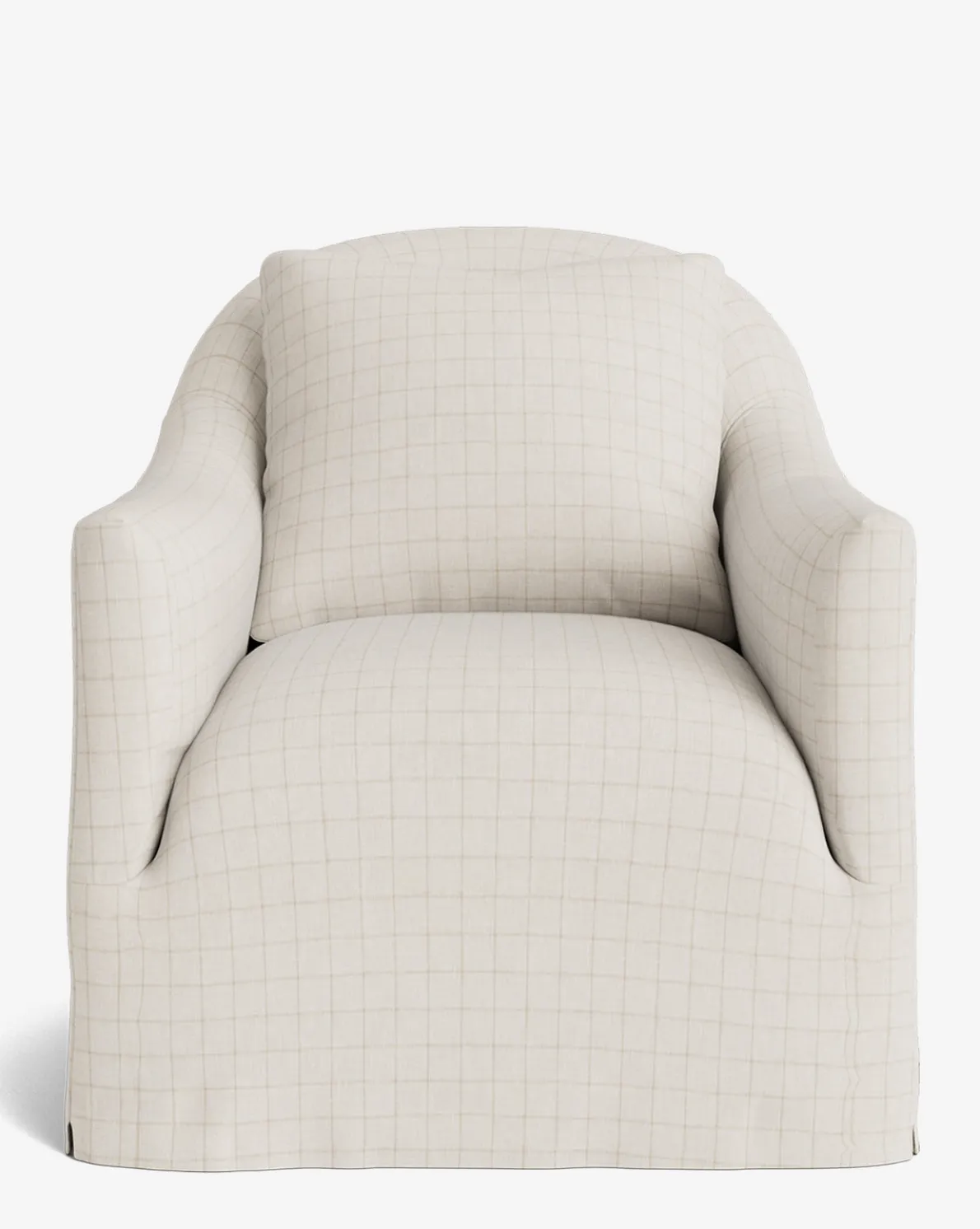 Trudeaux Slipcover Swivel Chair
