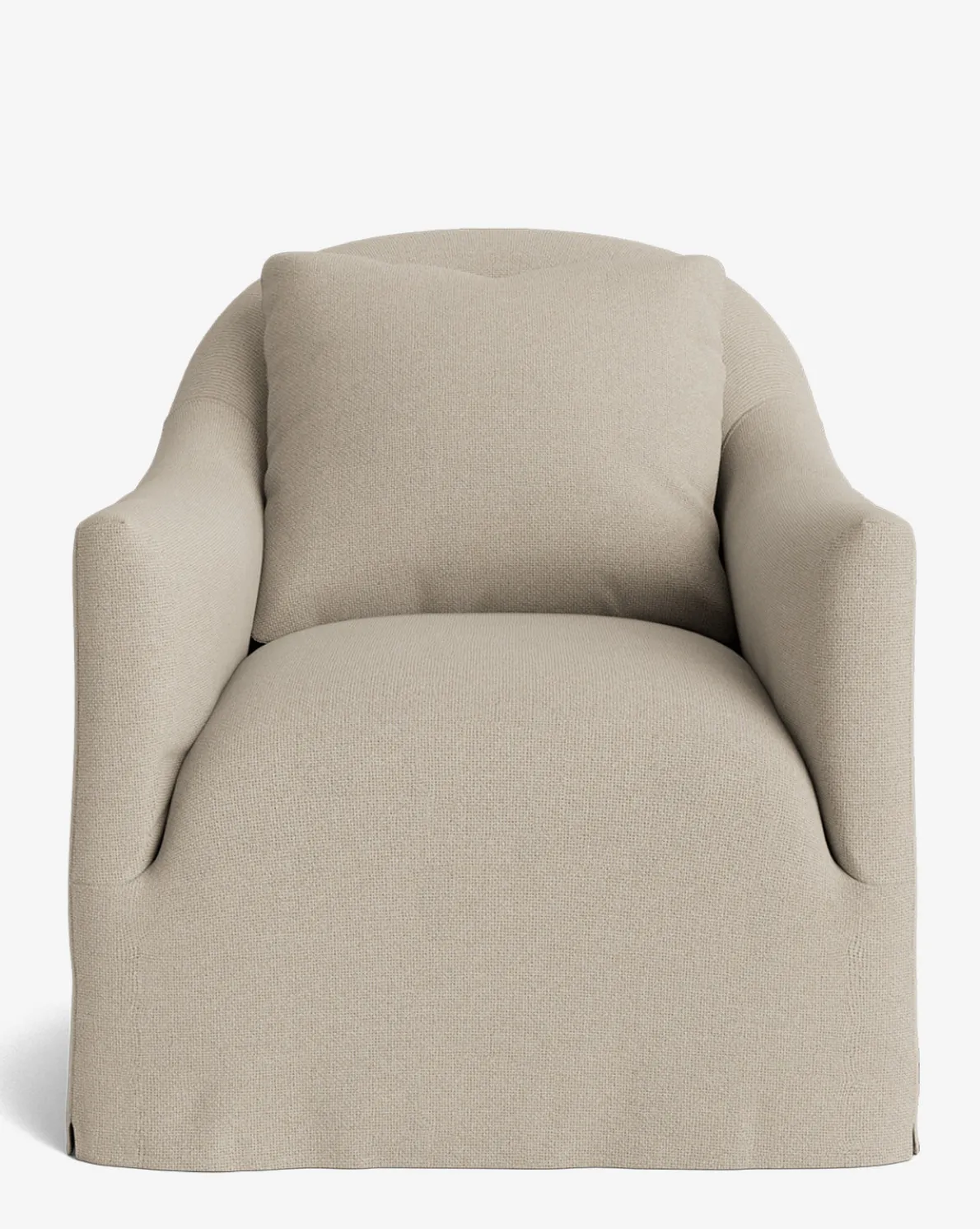 Trudeaux Slipcover Swivel Chair