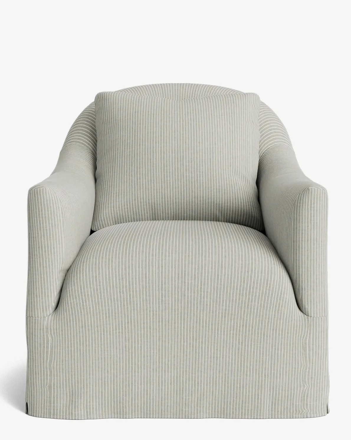Trudeaux Slipcover Swivel Chair