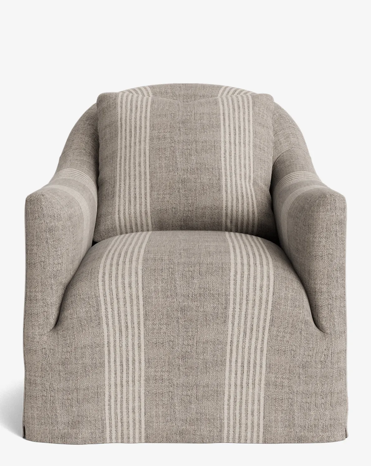 Trudeaux Slipcover Swivel Chair