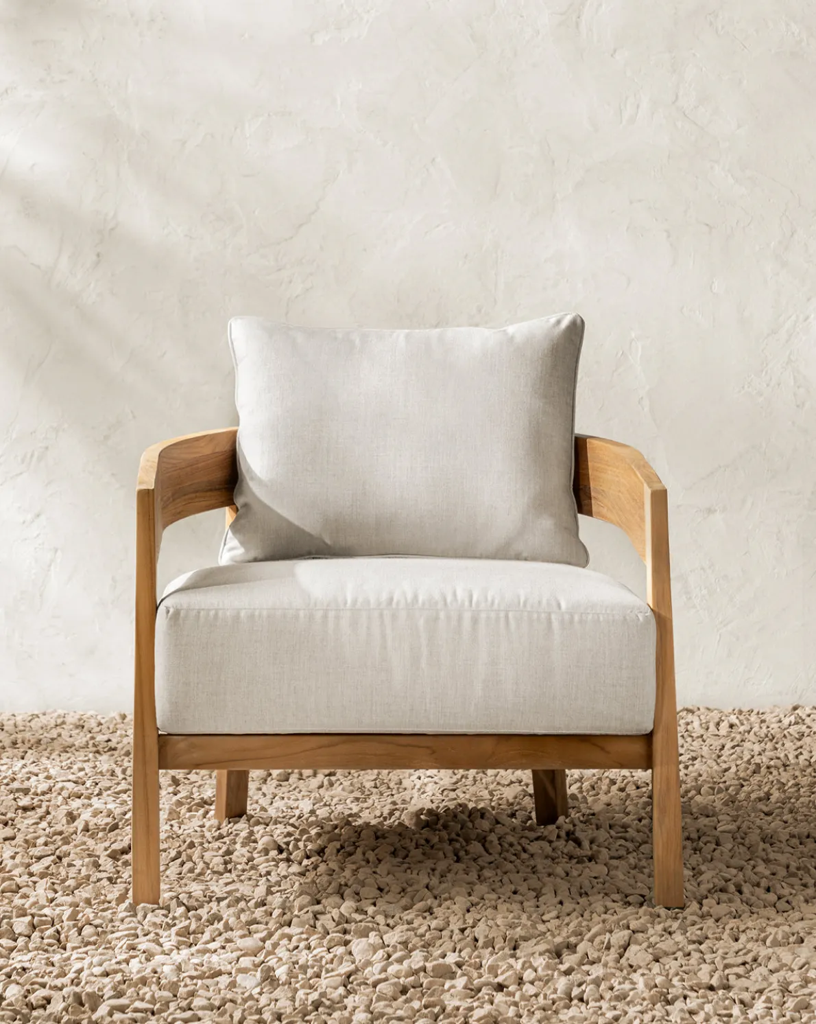 Vento Teak Outdoor Lounge Chair