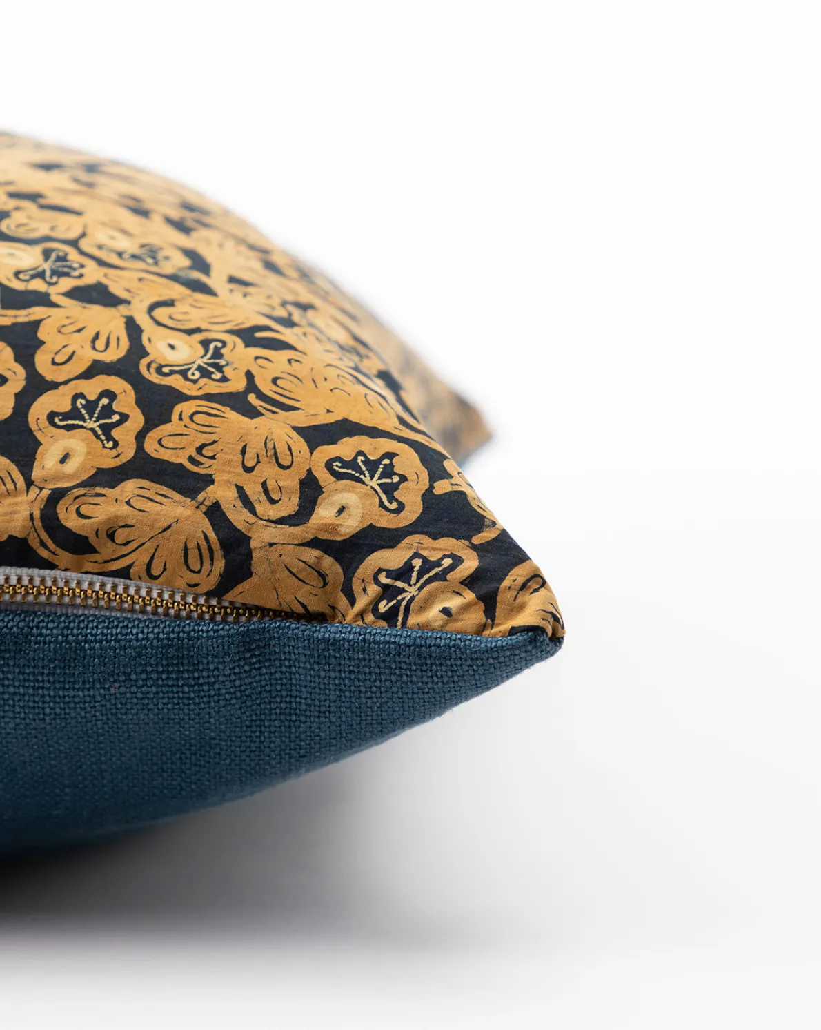 Vintage Gold Patterned Pillow Cover No. 4