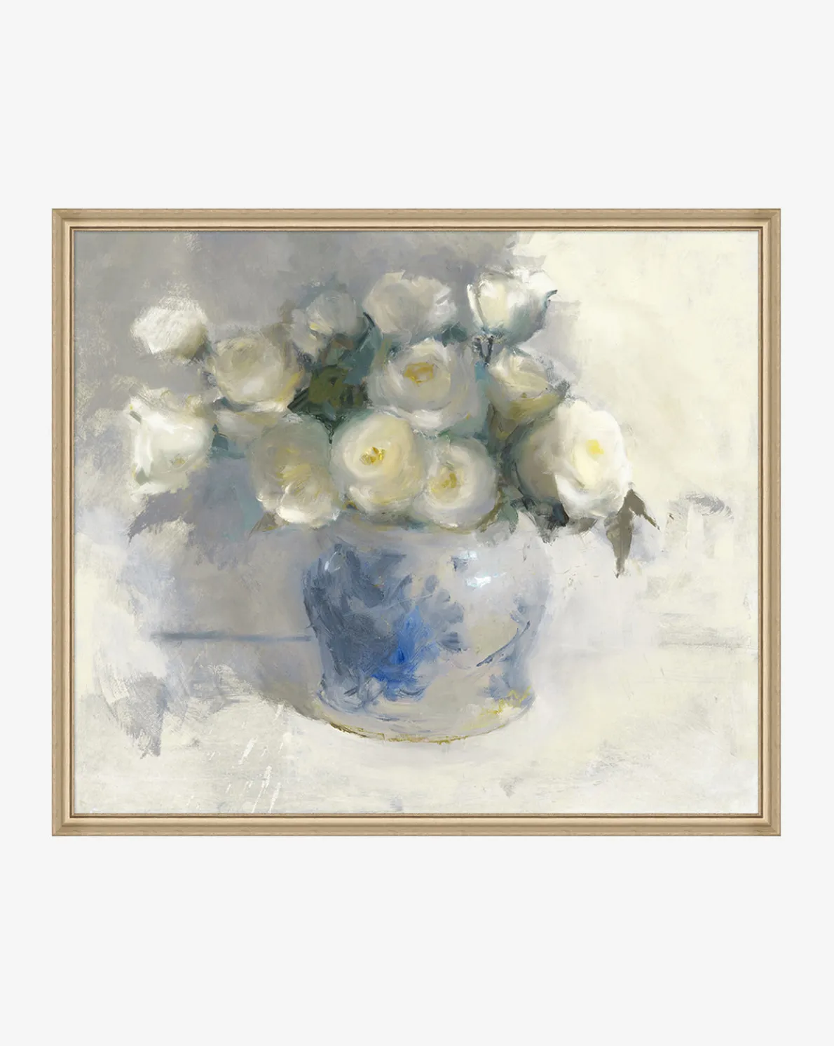 White Camellias by Leslie Dyas