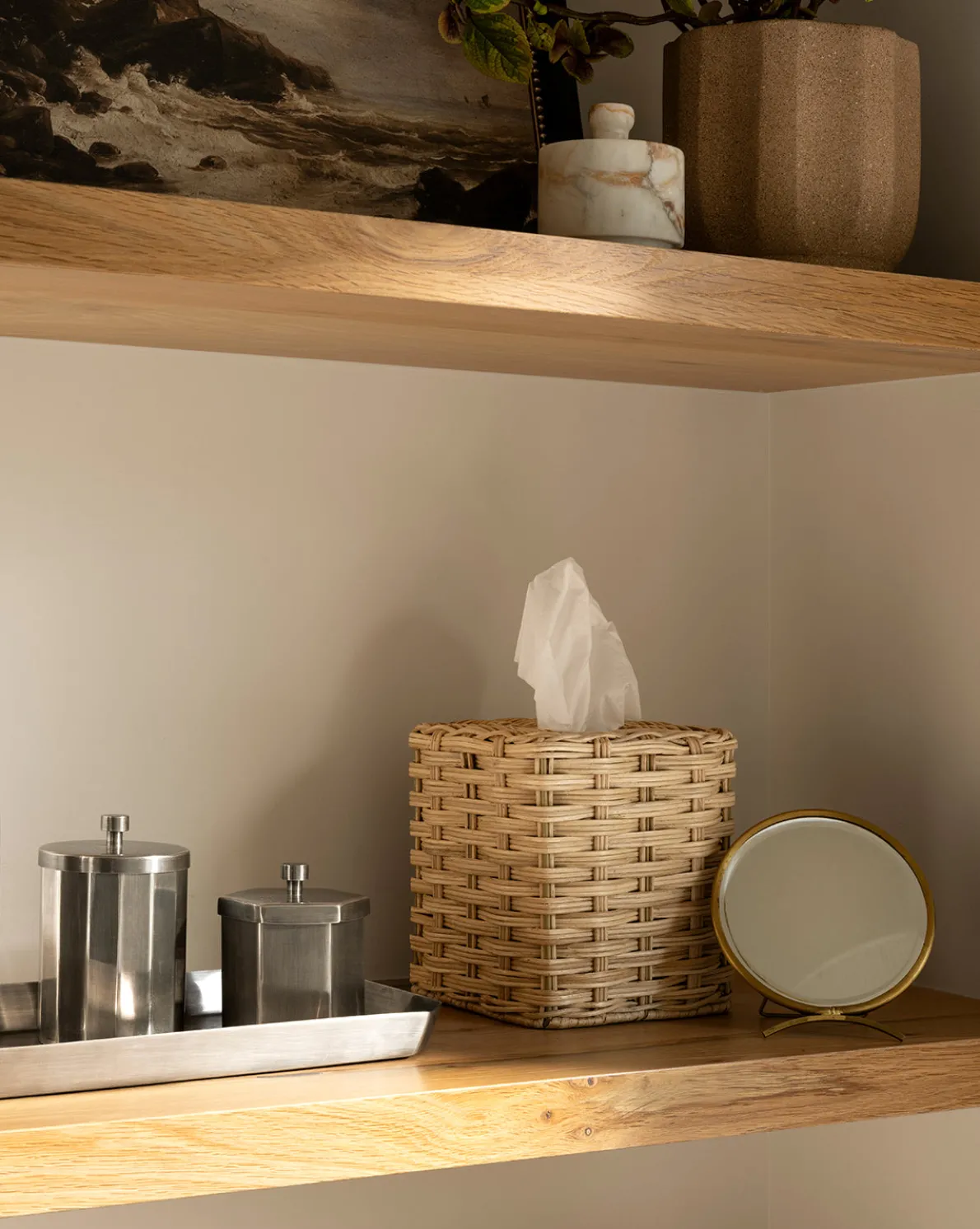 Wicker Tissue Box Cover