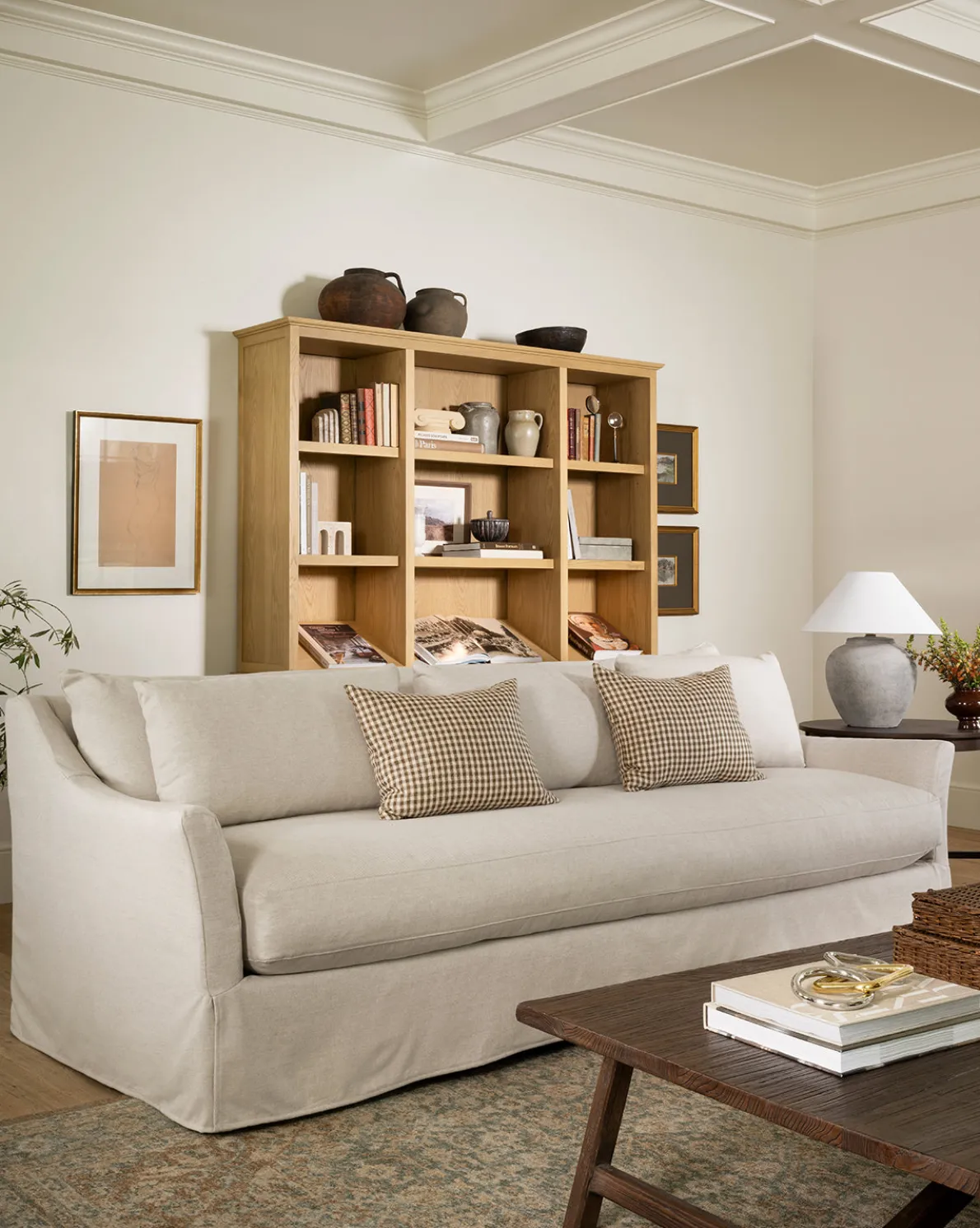 Wilhelmina Classic Slipcover Sofa (85