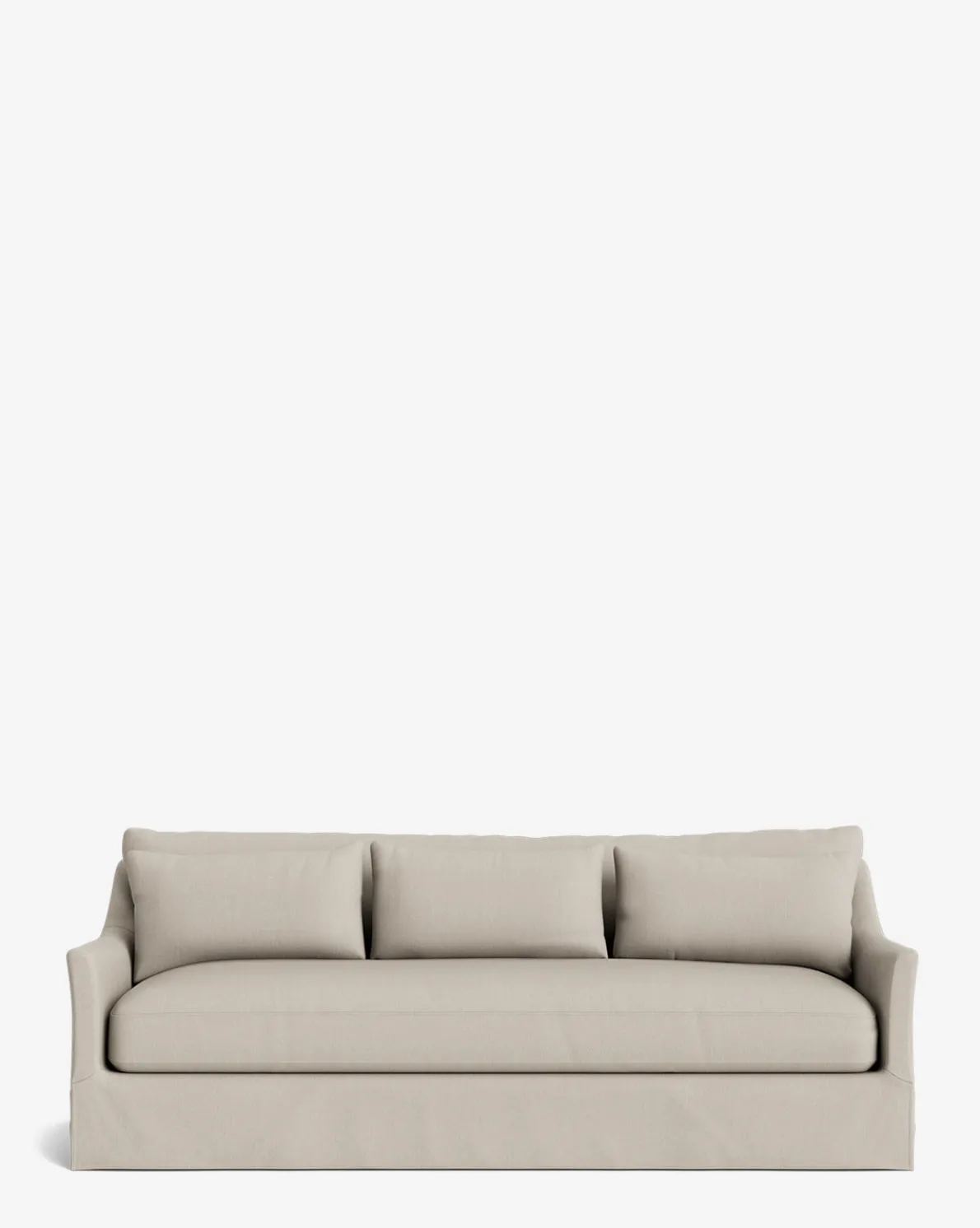 Wilhelmina Deep Slipcover Sofa (85