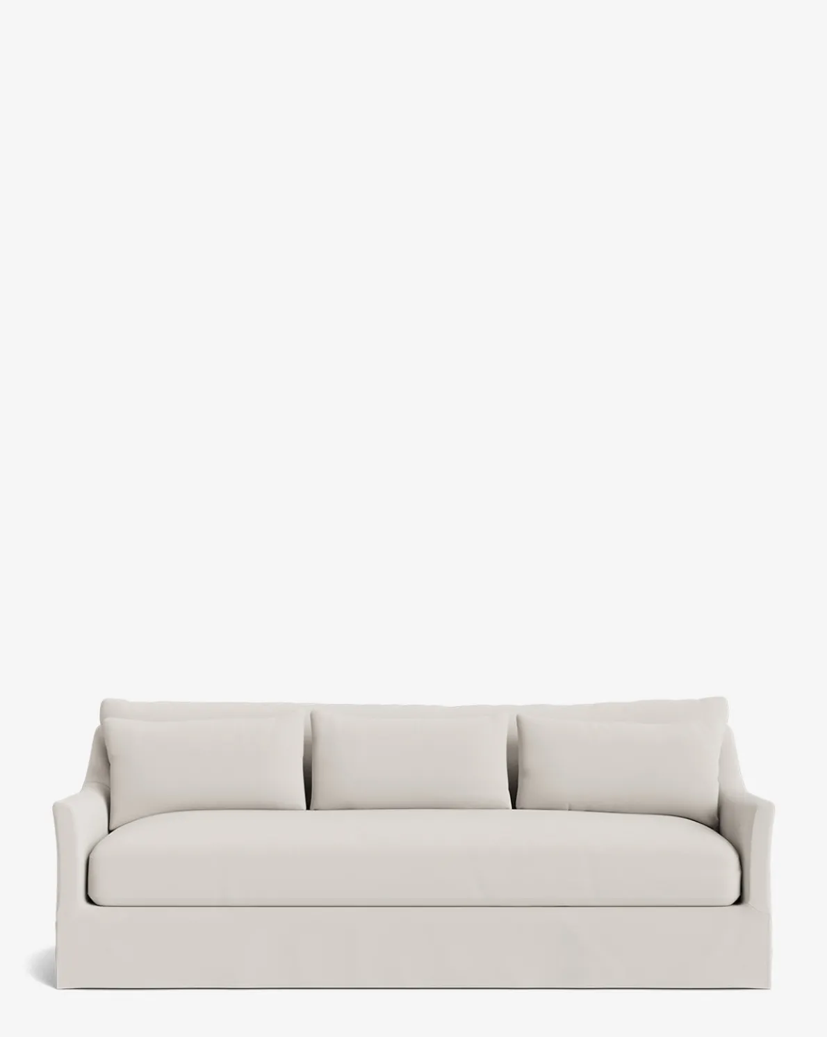 Wilhelmina Deep Slipcover Sofa (85