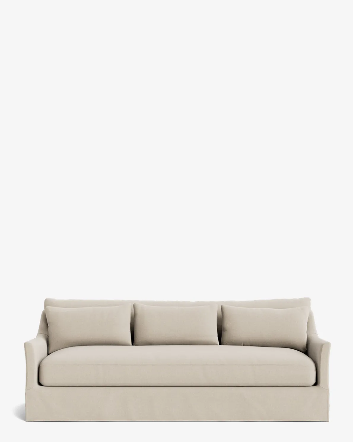 Wilhelmina Deep Slipcover Sofa (85