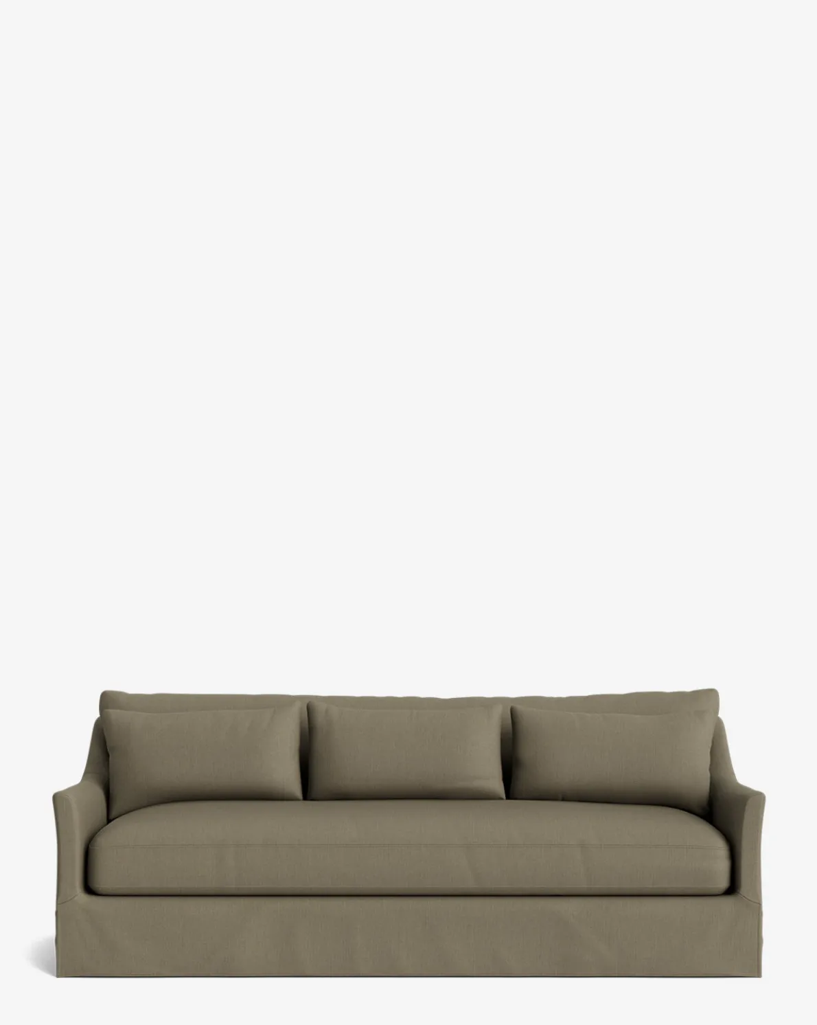 Wilhelmina Deep Slipcover Sofa (85