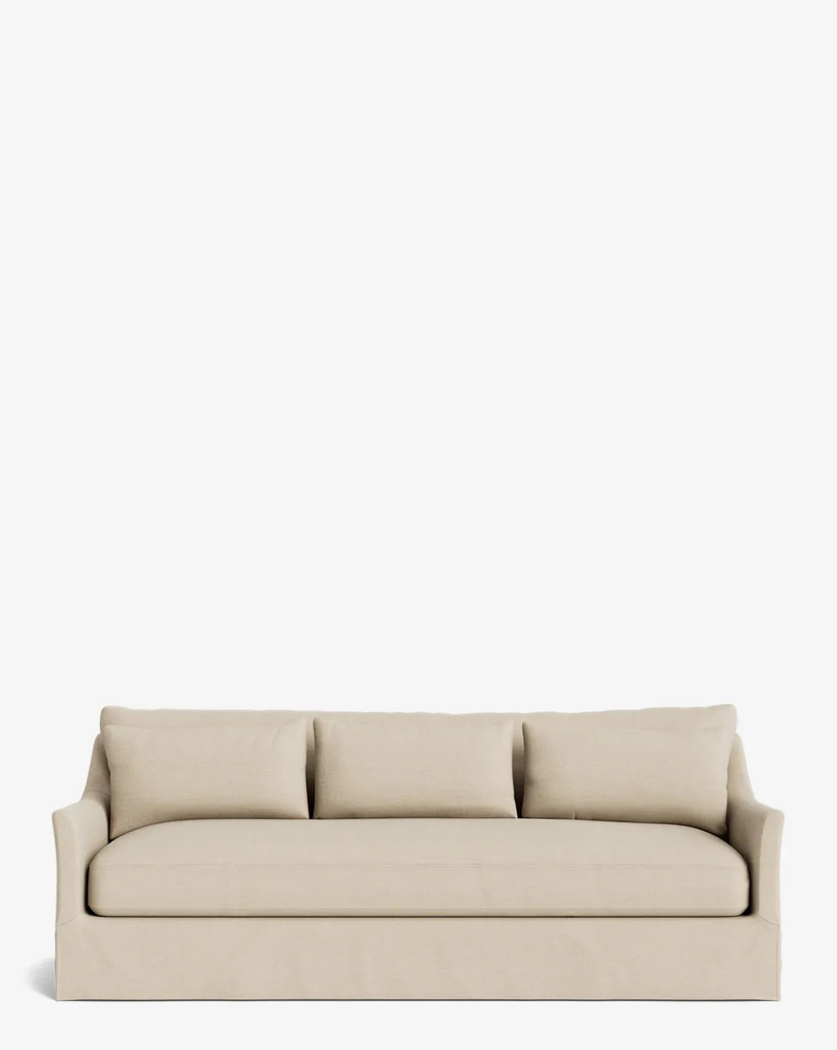 Wilhelmina Deep Slipcover Sofa (85