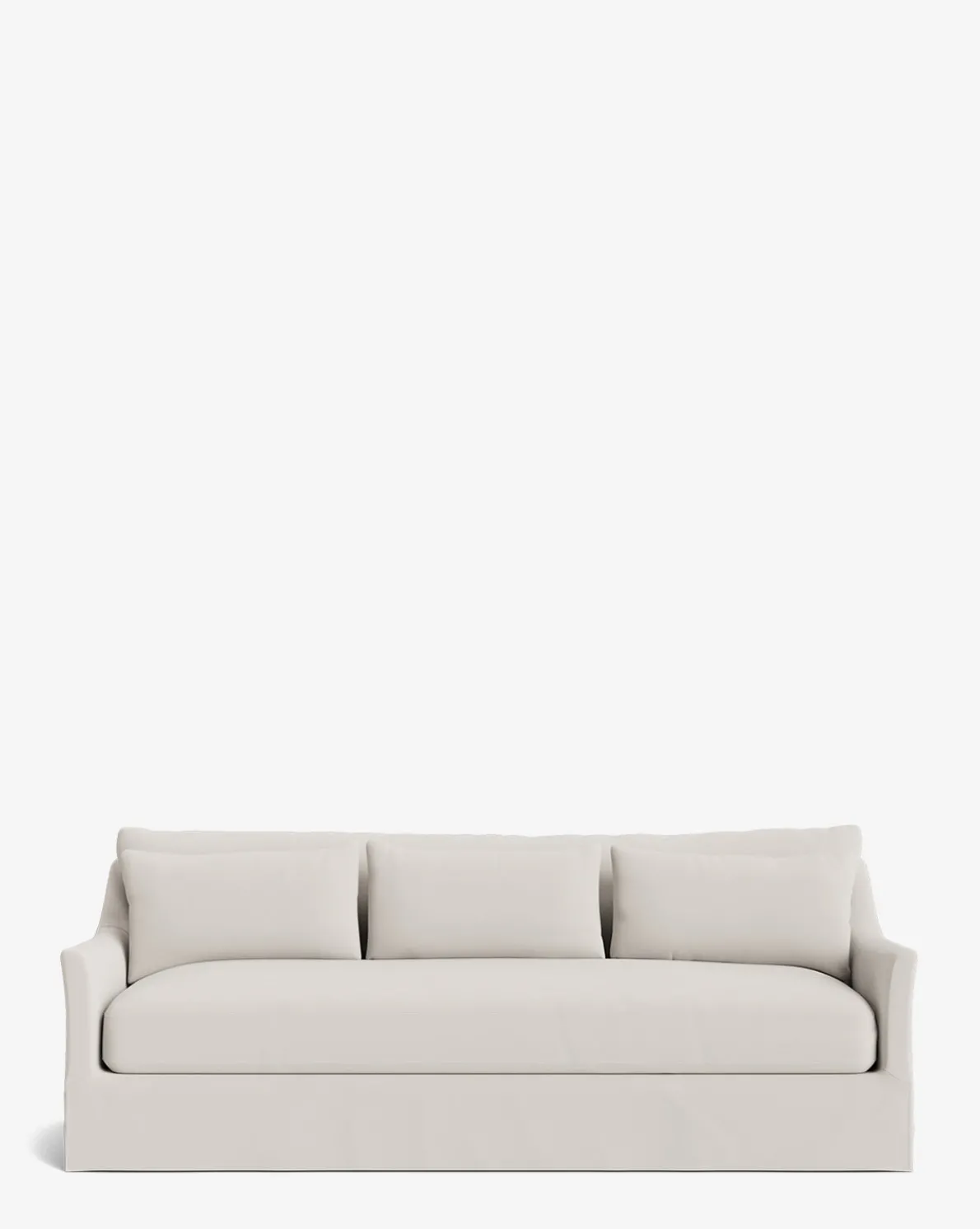 Wilhelmina Deep Slipcover Sofa (85