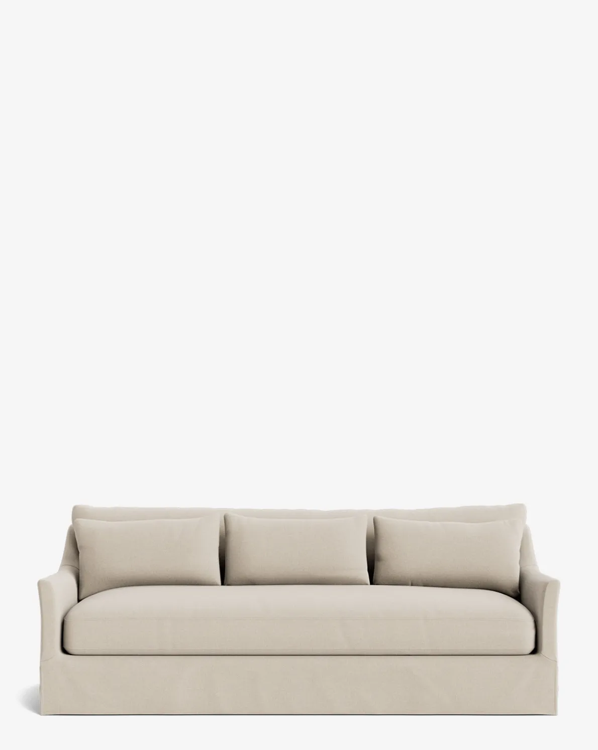 Wilhelmina Deep Slipcover Sofa (85