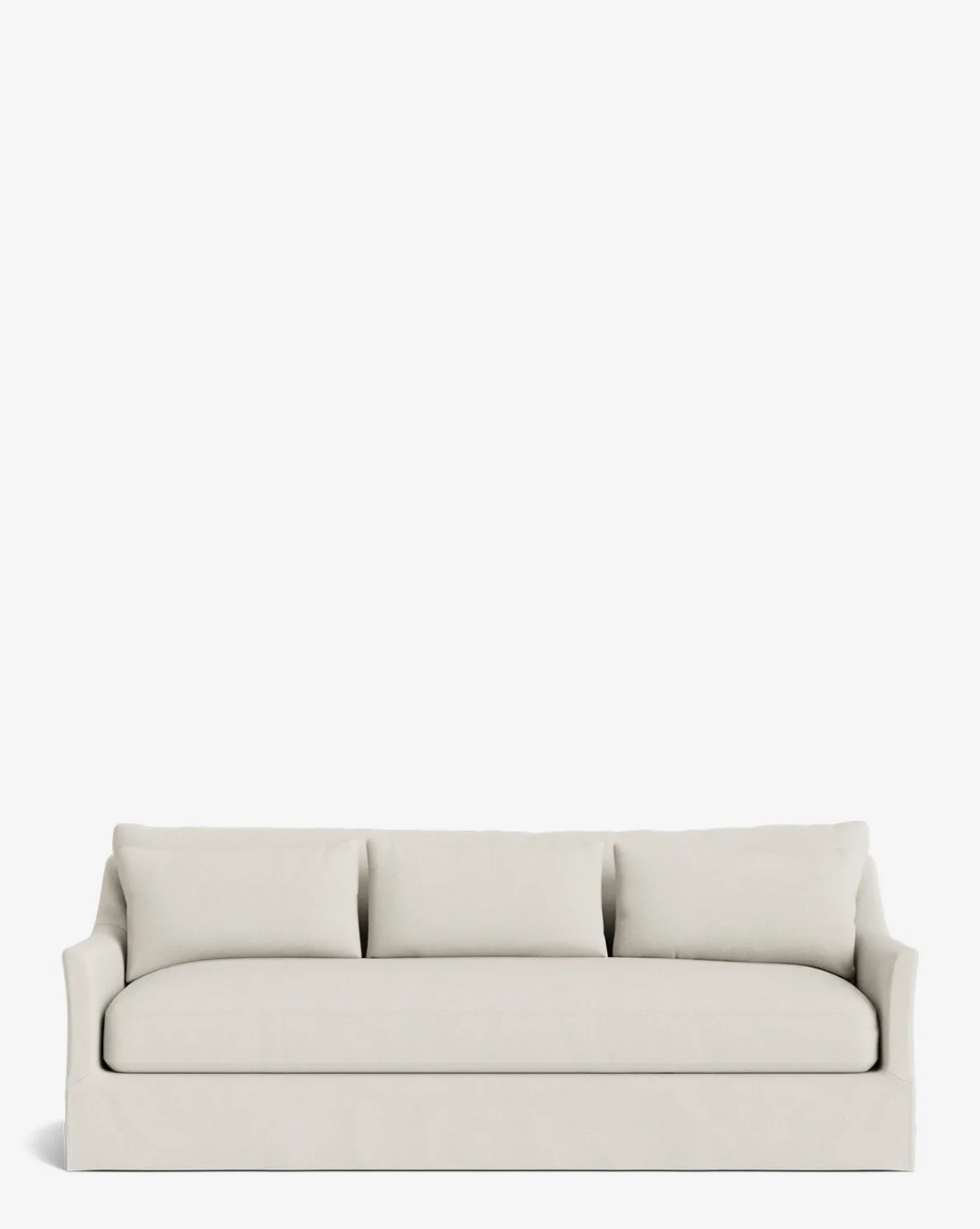 Wilhelmina Deep Slipcover Sofa (85