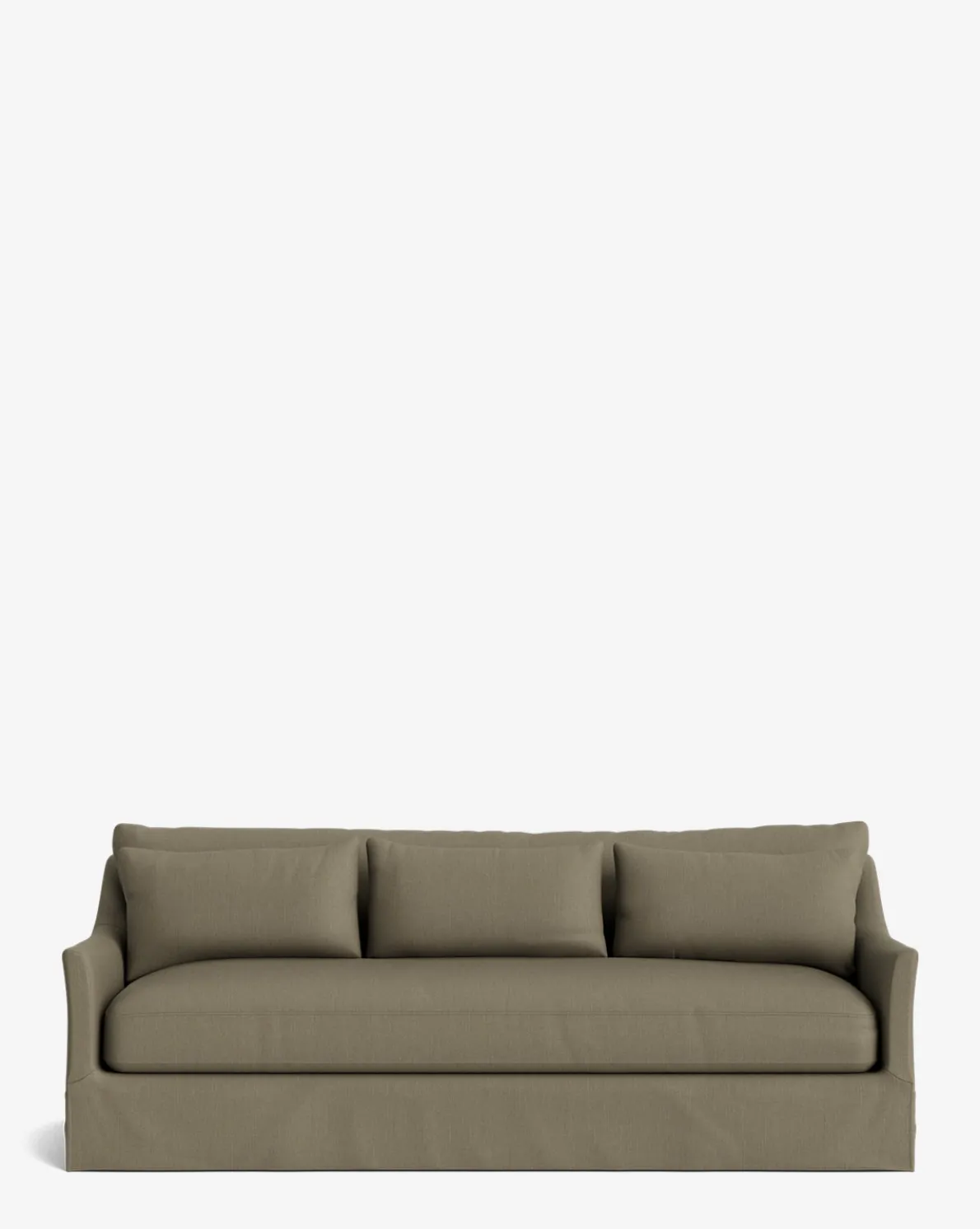 Wilhelmina Deep Slipcover Sofa (85