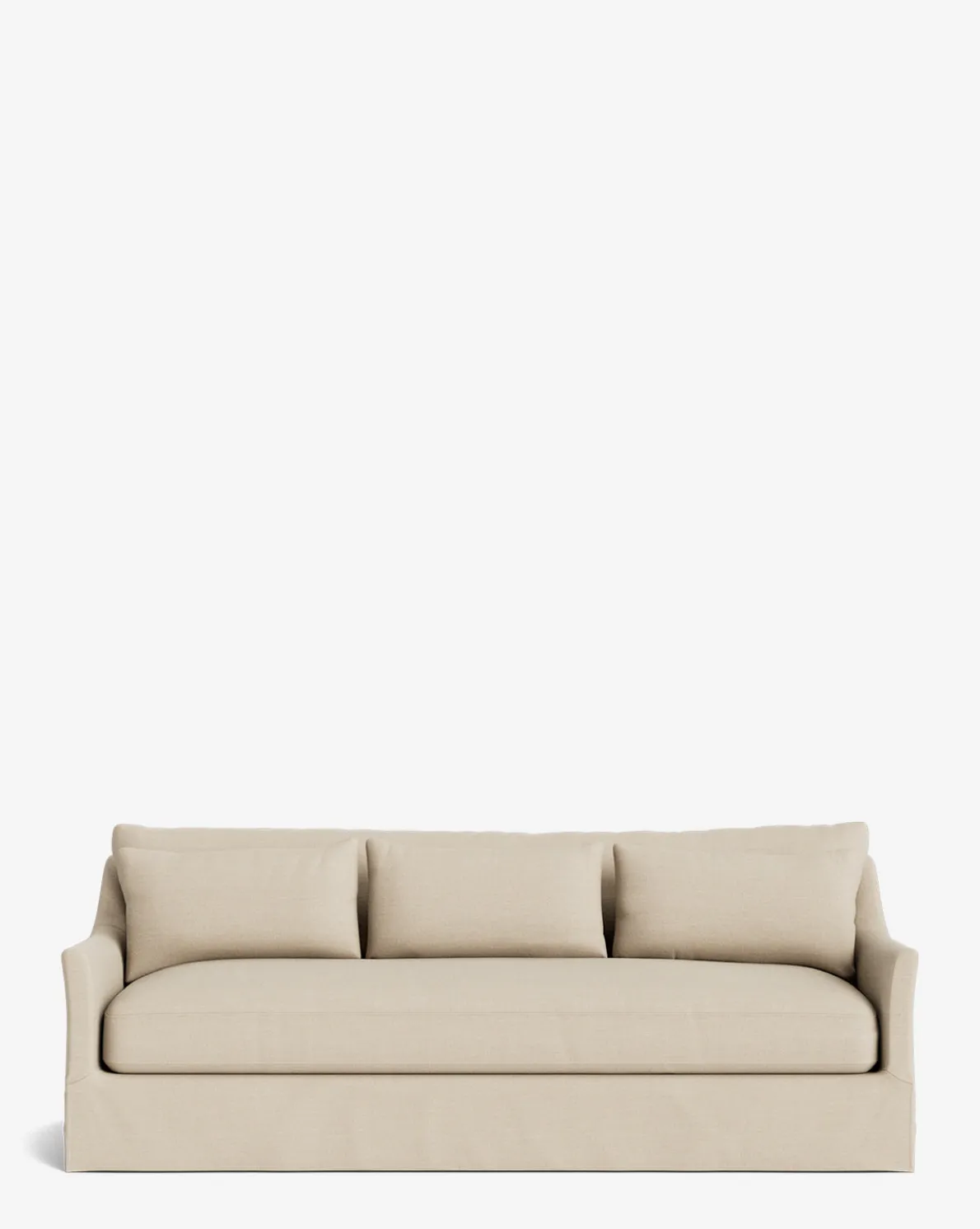 Wilhelmina Deep Slipcover Sofa (85