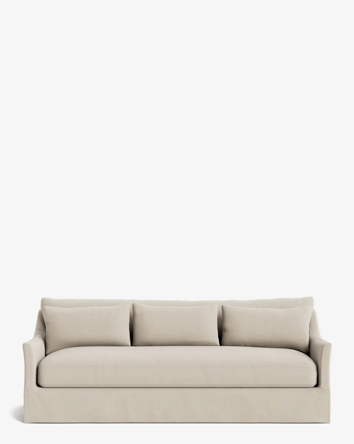Wilhelmina Deep Slipcover Sofa (85