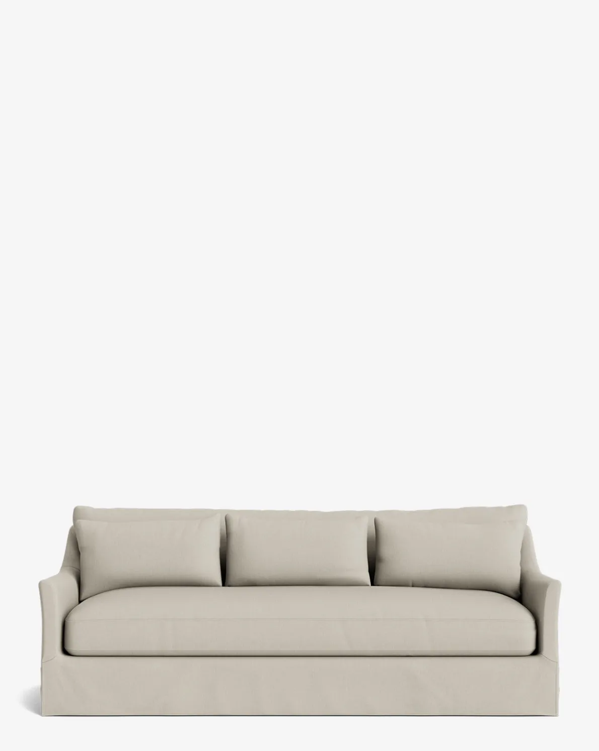 Wilhelmina Deep Slipcover Sofa (85