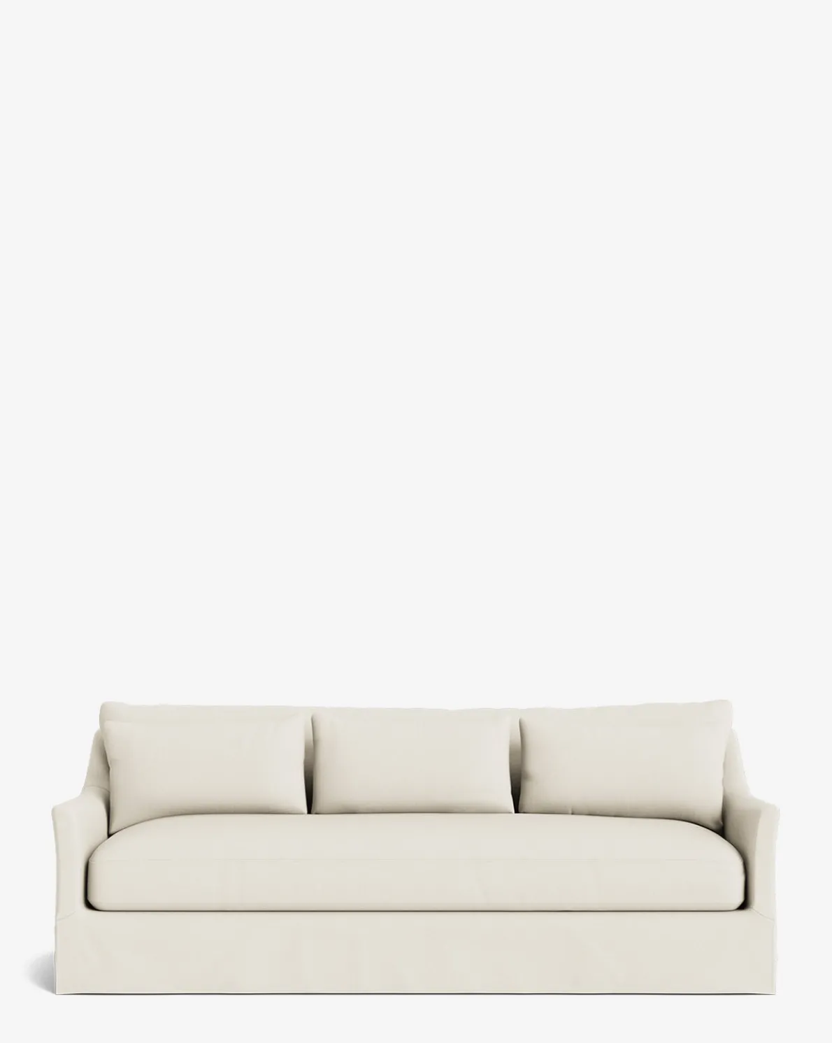 Wilhelmina Deep Slipcover Sofa (85