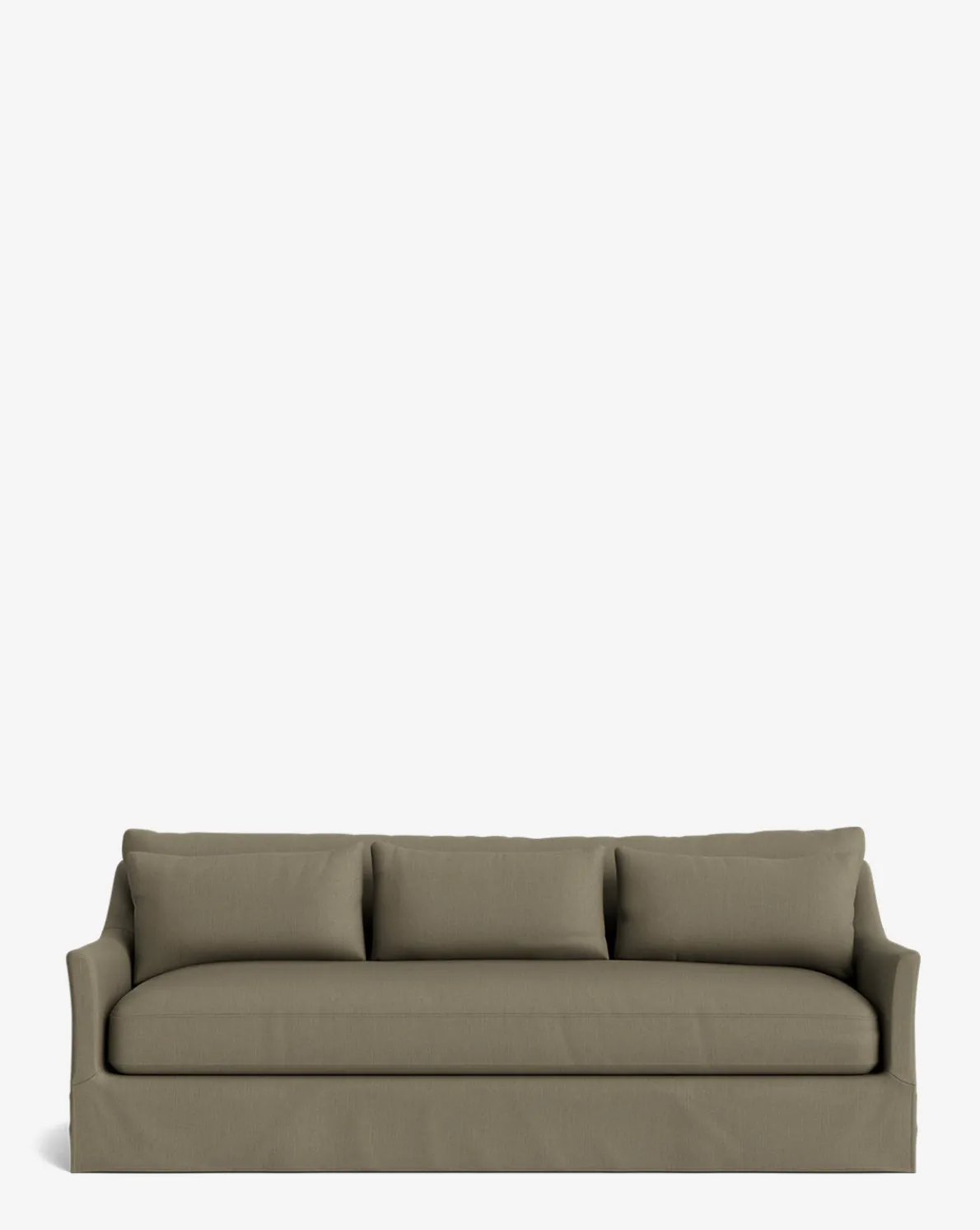 Wilhelmina Deep Slipcover Sofa (85
